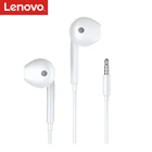 Наушники-вкладыши Lenovo, 3,5 мм, с микрофоном, для Android, Huawei, VIVO, OPPO, IOS, Iphone, ПК, Windows