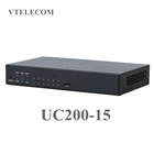 Расширенный IP PBX UC200-15 с 60 пользователями, 15 одновременных вызовов VOIP free PBX