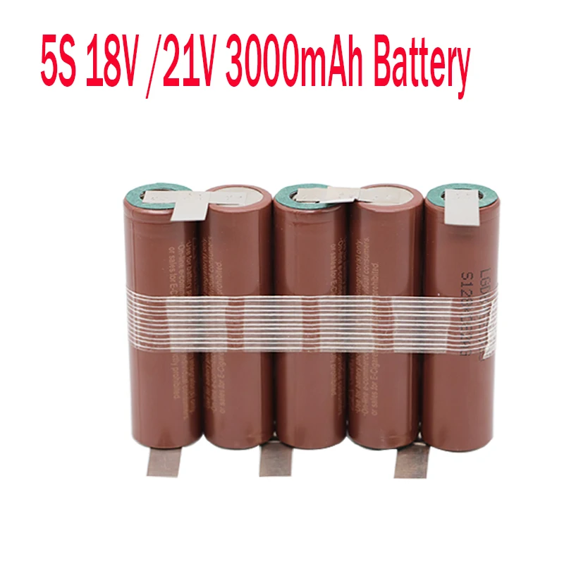 Батарея 18650 hg2 3000 мА/ч 20 Ампер 12 6 V до 25 2 отвертка Сварки полоски для пайки 3S 4S 5S 6S