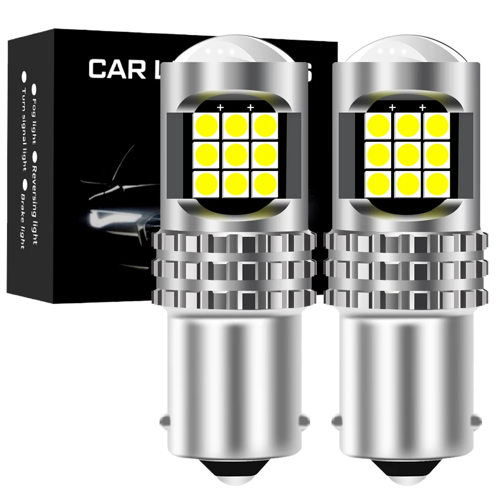 

2pcs Canbus S25 1156 P21W BA15S LED BAY15D BAU15S PY21W T20 LED 7440 7443 W21W 3157 P27/7W 1157 led Bulbs For Turn Signal Light