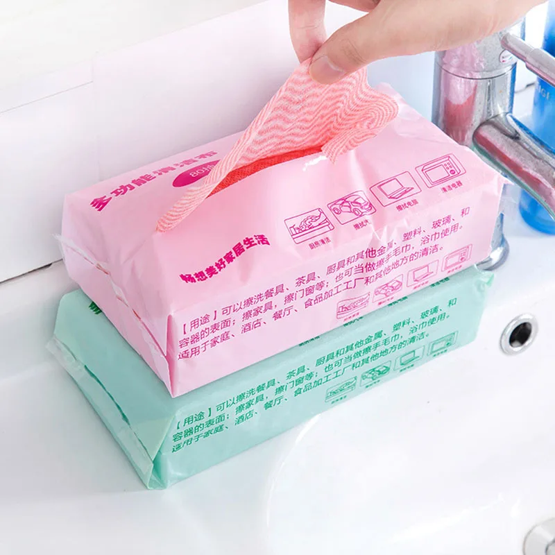 Одноразовое чистящее полотенце многоразовая Чистка посуды для кухни