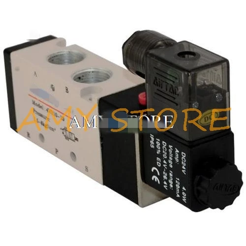 Пневматический Электрический электромагнитный клапан 4V310-10 3/8 дюйма BSP 12 В/24 В