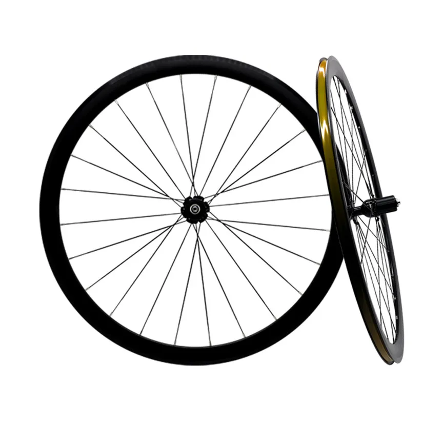 Verkauf Straße Fahrrad 700C Laufradsatz Aluminium Legierung 2 Versiegelt Lager 40mm Felgen 20H 24H V Bremse 12 Geschwindigkeit Flache Speichen Fahrrad Räder