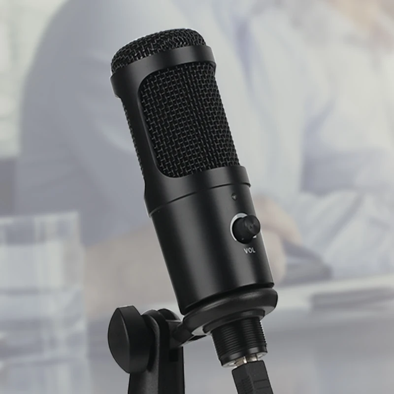 BM800 запись RGB конденсаторный микрофон для iPhone Android ноутбук компьютер
