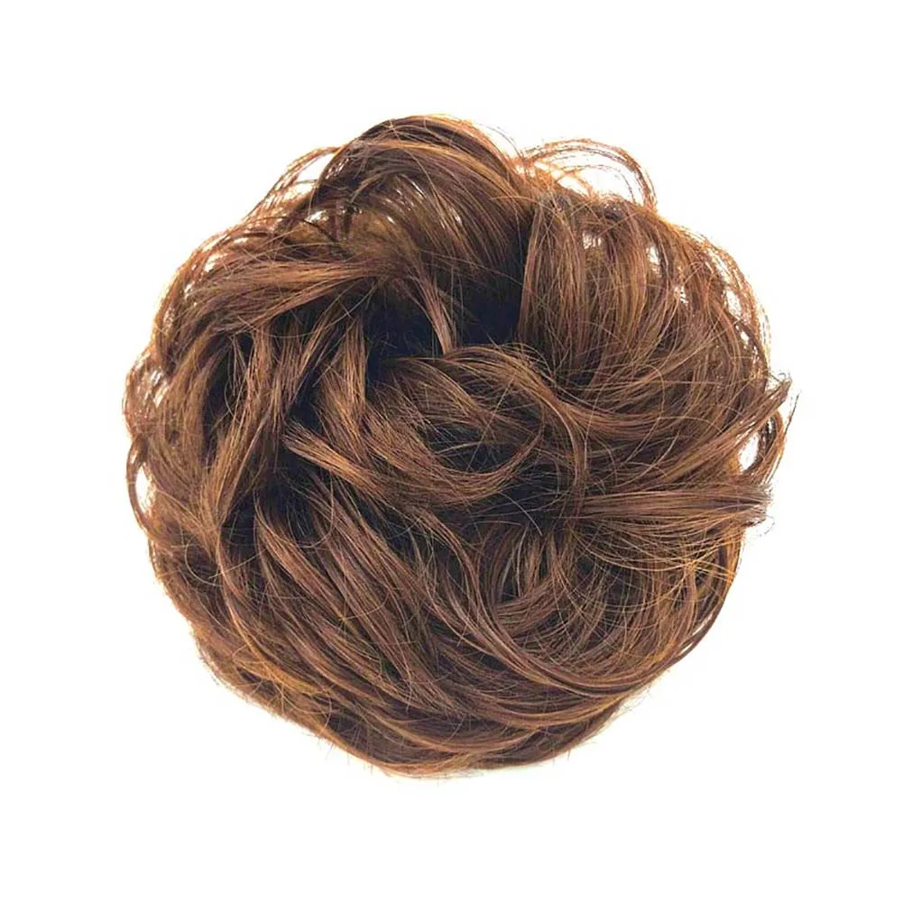 Женские эластичные волосы булочка конский хвост для наращивания грязные