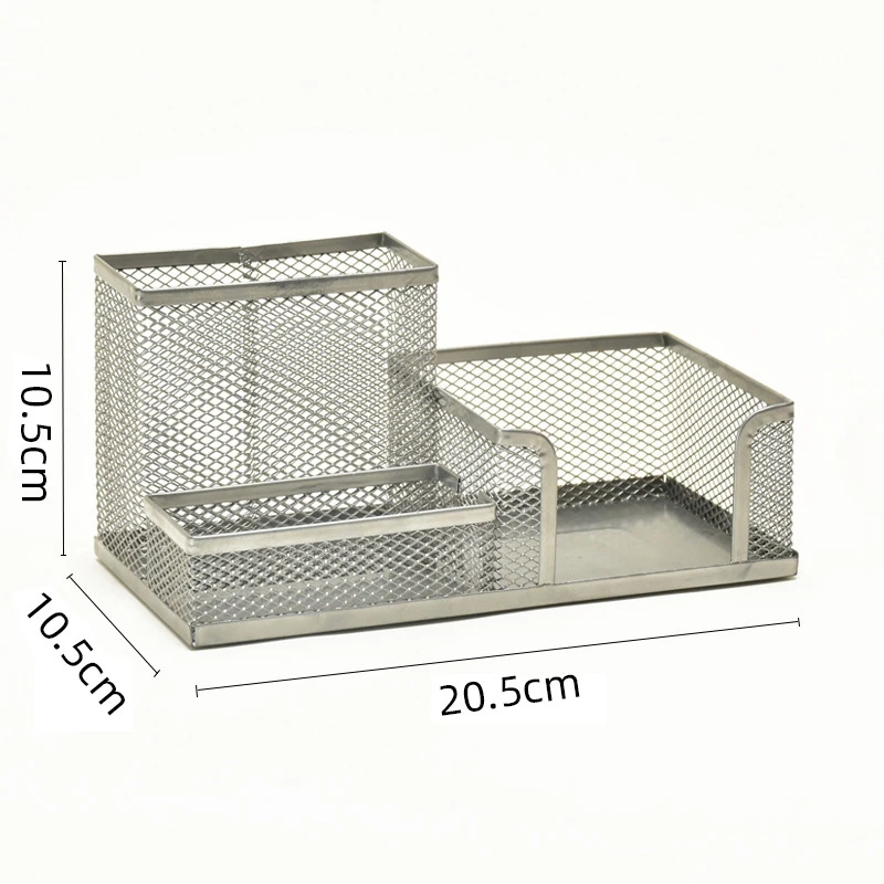 

Metal Office Pen Holder Storage Pen Holder Office Storage Box Pencil Holder Table Mesh Stationery Office Supplies