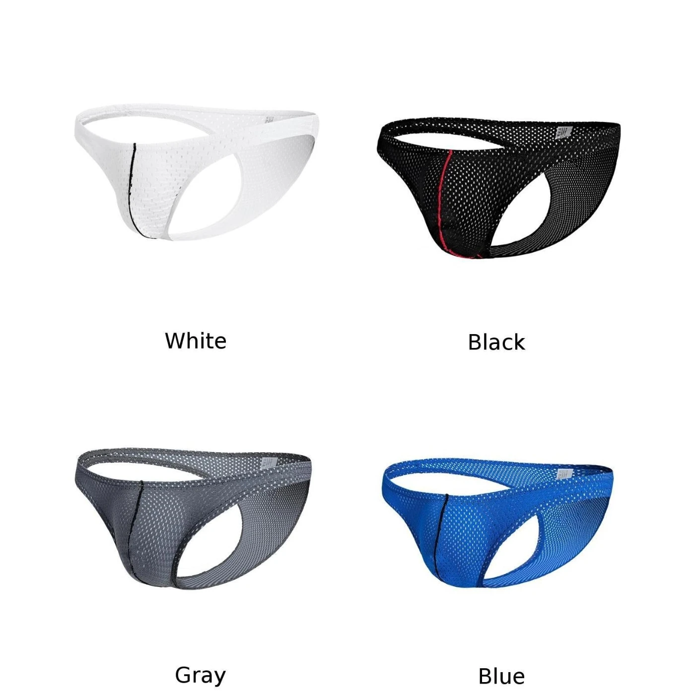 Мужские трусы бесшовные эластичные нижнее белье сетчатые выпуклые дышащие