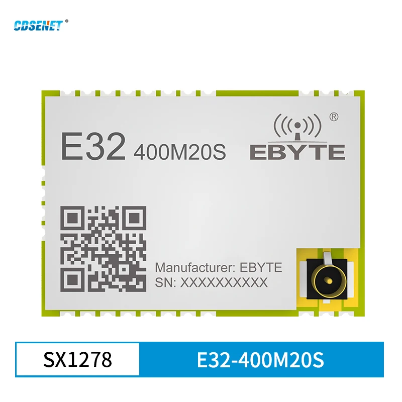 

CDSENET SX1278 433MHz 470MHz Lora Wireless Module SPI Long Distance 5KM Low Power 20dBm E32-400M20S Antenna Stamp hole/IPEX