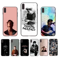 singer shawn mendes soft tpu phone case cover for iphone 11 11pro max x xs xr 6 6s plus 7 8 5 5s se2020 design patterned coque