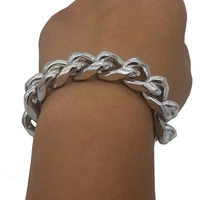 unisex chain bracelet bangle gothic charm bracelets men jewelry hip hop pulseras femme pulsera