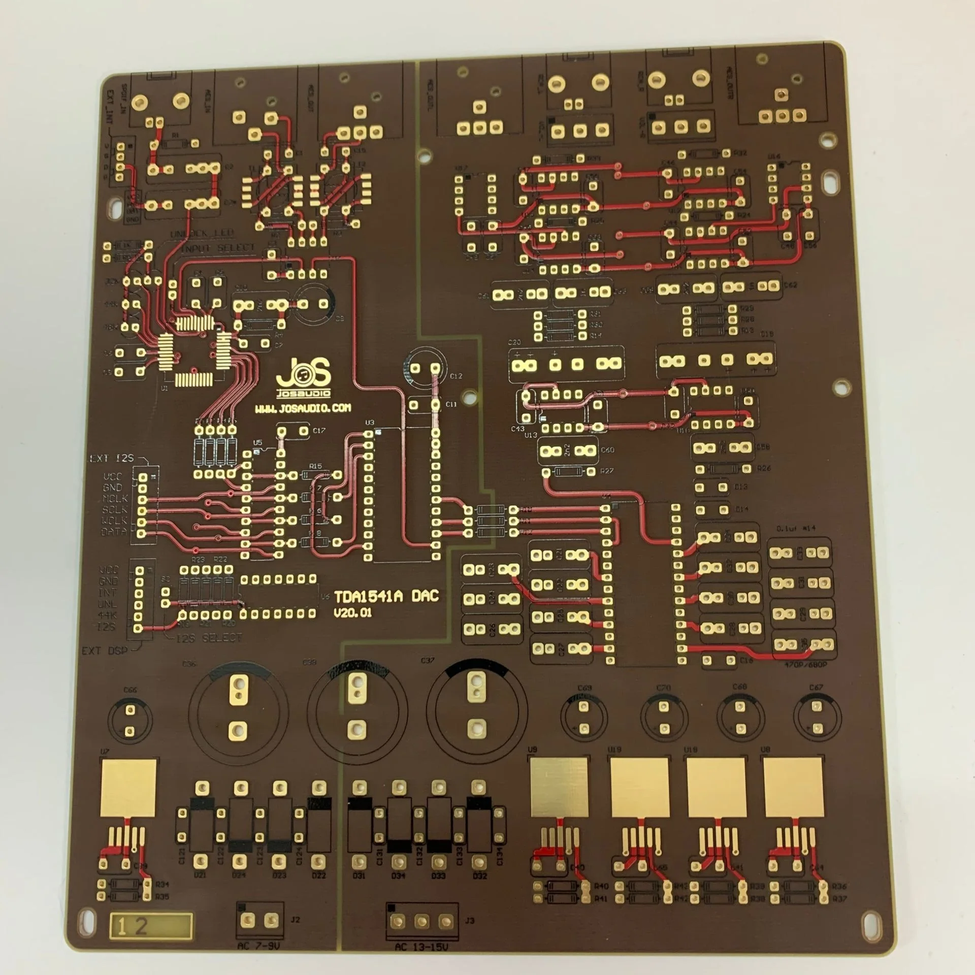 TDA1541 DAC декодер PCB пустая плата|Детали и аксессуары для приборов| |
