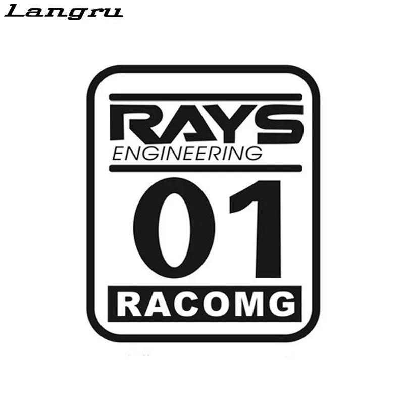 Langru 14*16 6 см лучи инженерные 01 Racomg цифровые гоночные автомобильные наклейки
