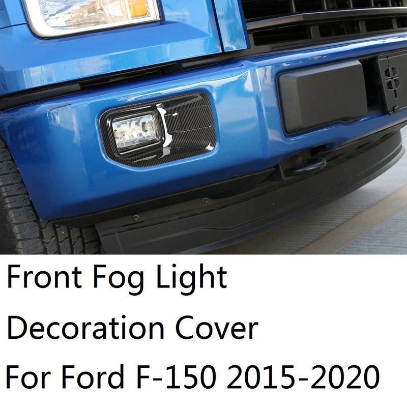 

Front Fog Light Lamp Decoration Cover Trim for Ford F-150 2015-2020 Car Accessories