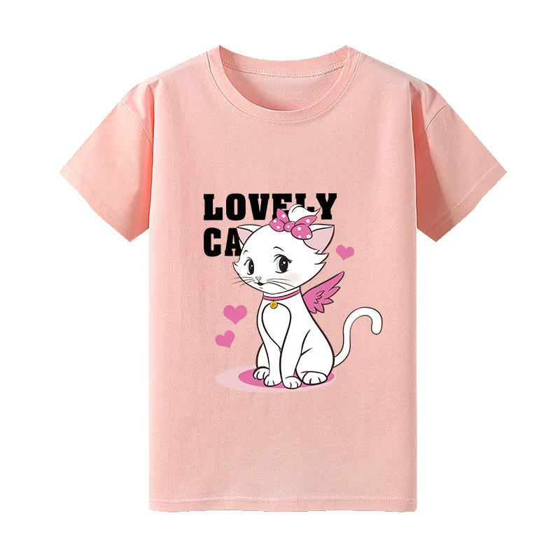 

3 4 5 6 7 8 9 Years Children's T-shirt Summer Cotton Boys Girls Tops Bottoming Shirts New Children's Clothing KF1018