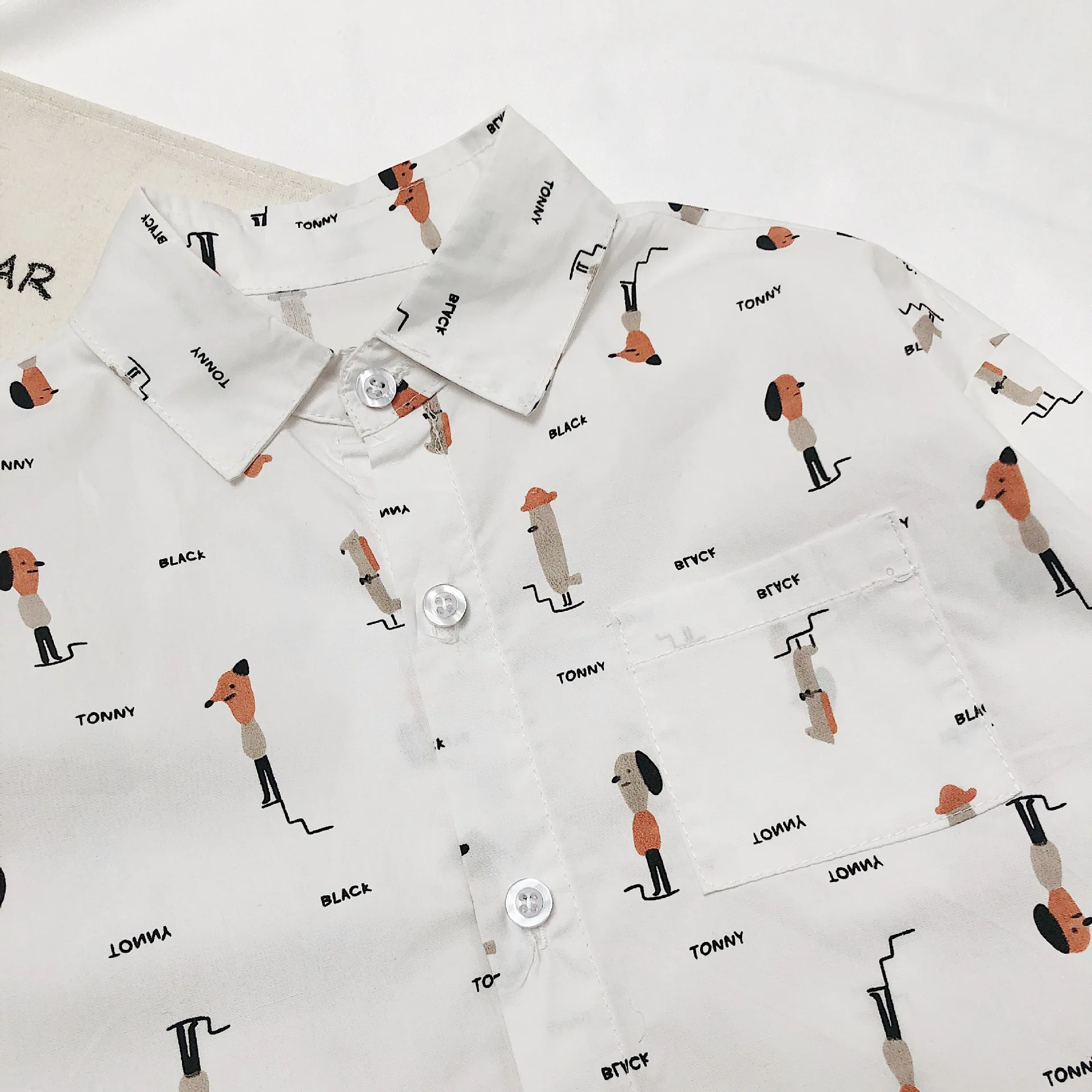 

Spring autumn cartoon printed long sleeve shirts for baby boys 2020 New style cotton casual shirt clothes