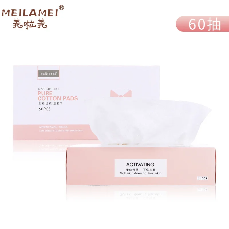 

Одноразовое полотенце для чистки, 60 нагнетания, удобная кожа, хлопок, мягкое, многофункциональное, сильное, Впитывающее Воду, для лица, M005