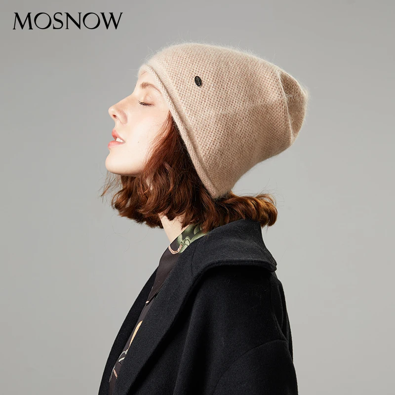 Женские облегающие шапки зимняя шапка женские Мягкие Шапки новая брендовая