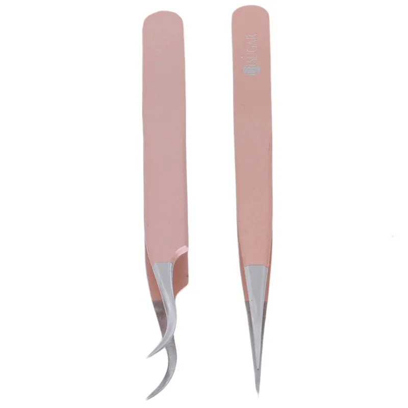 Локоть крест замок Реверсивные плоскогубцы розовое золото дизайн ногтей