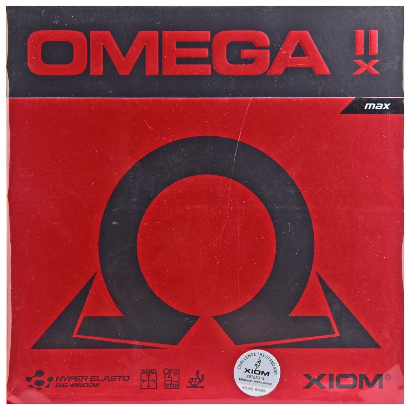 Original XIOM OMEGAⅡ X OMEGA 2X table tennis rubber 79-048 astringent suit for middle table professional player