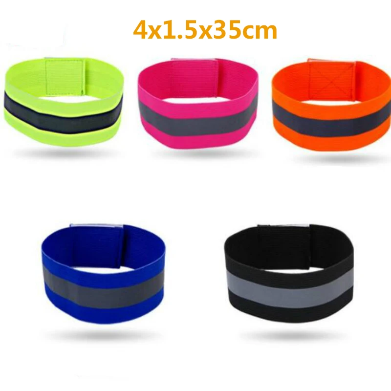 Светоотражающие ленты эластичный наручный браслет ремешки на лодыжку с
