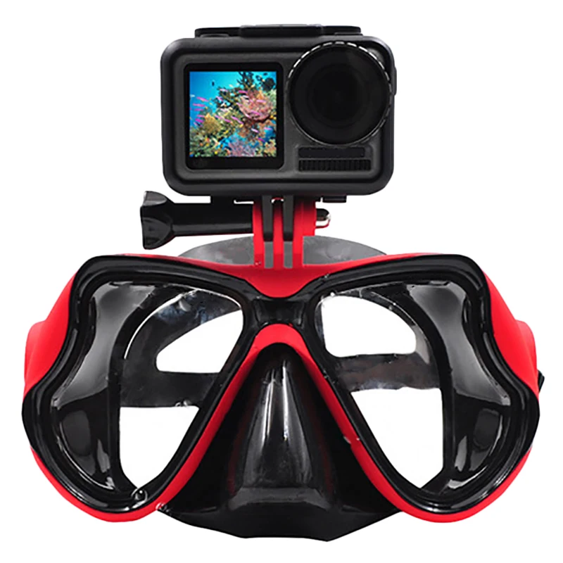 RISE-подводная камера маска для дайвинга плавательные очки Dji Osmo Action/Gopro/Sjcam Sports/Action