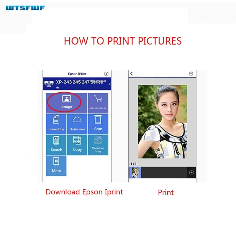 Оригинальный Wtsfwf 220V 110V EPSON L805 6 видов цветов струйный принтер A4 фото