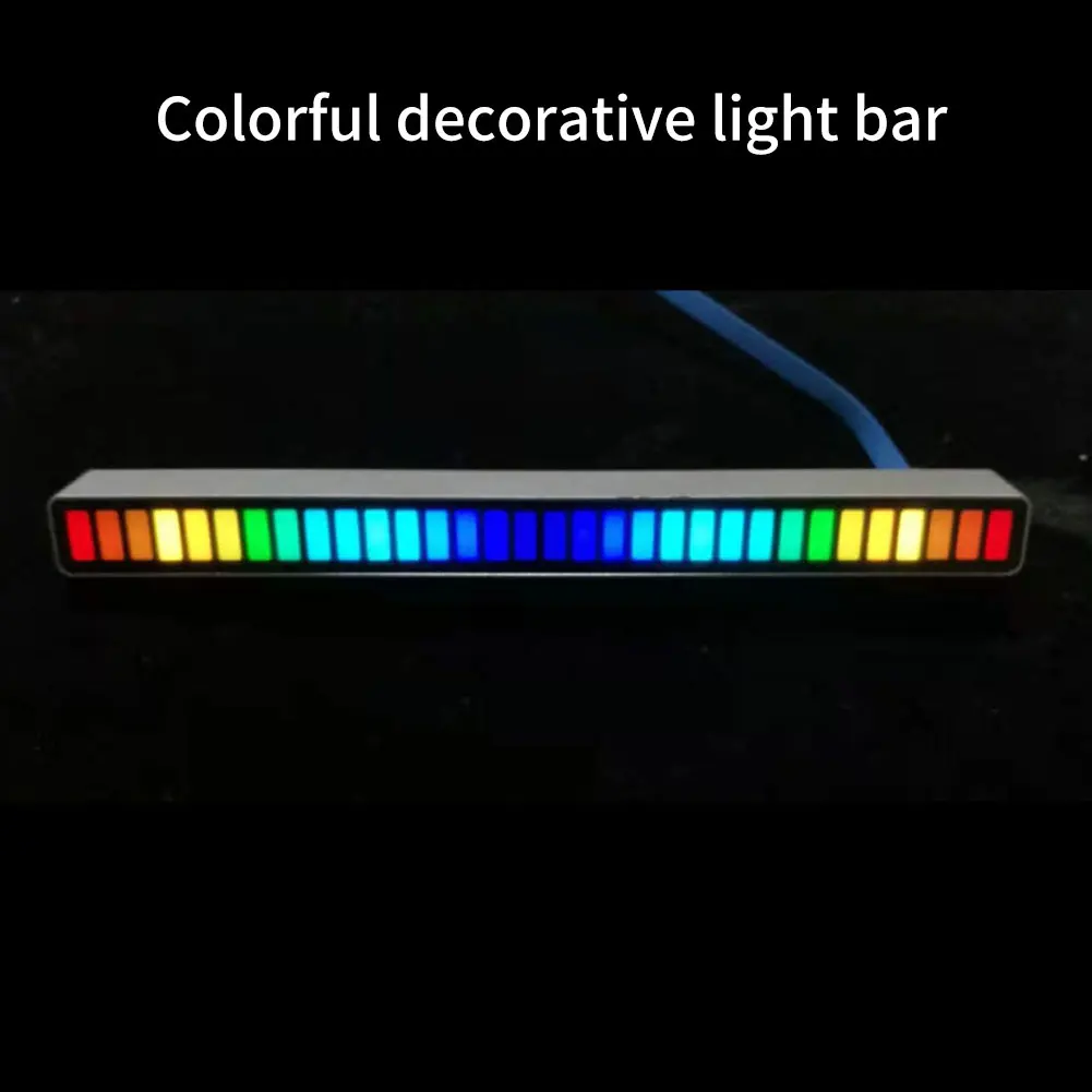 led rhythm strip light for car home party sound control usb recharge night light rgb music light bar atmosphere colorful lamp free global shipping