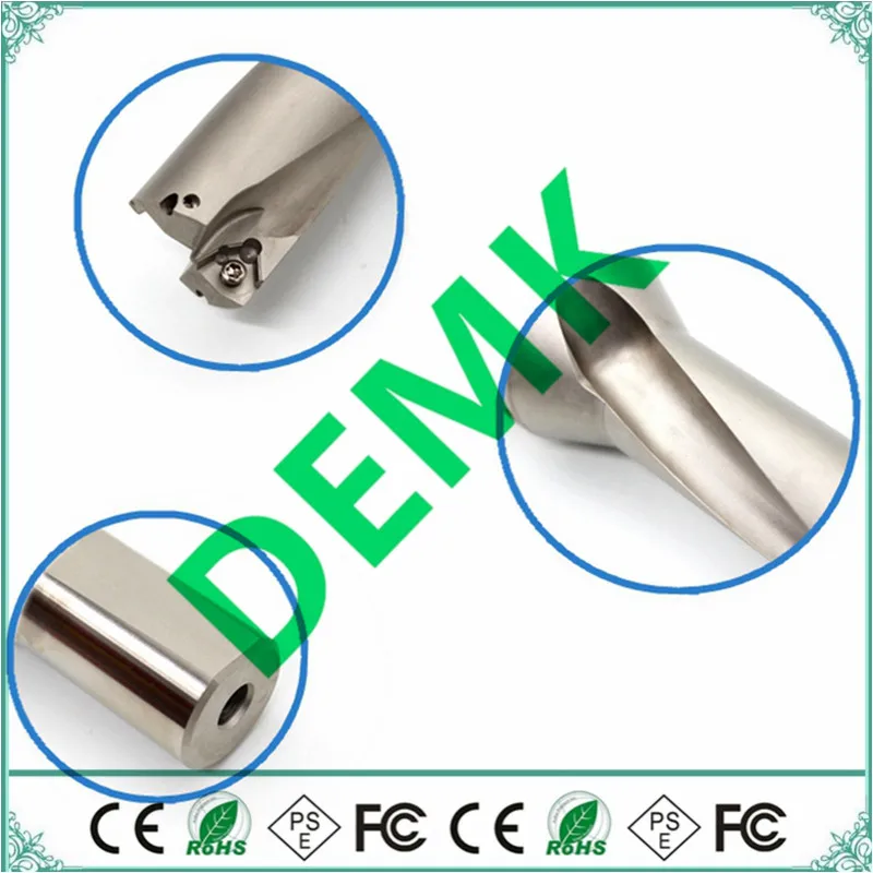 

Indexable bit drilling 2D 3D 4D 5D 13mm-50mm fast U drill for Each WCMX WCMT series insert mechanical Lathe CNC Deep hole drill