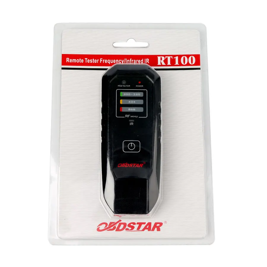 OBDSTAR RT100 RT 100 Remote Tester Frequency Infrared (IR) can detect frequency of car remote control 300-320Mhz/434Mhz/868Mhz |