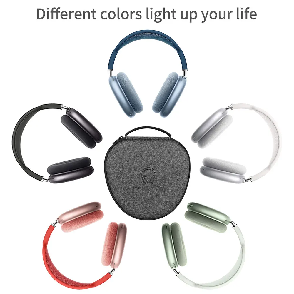 Водонепроницаемый смарт-чехол WiWU для AirPods Max с сумкой переноски функцией