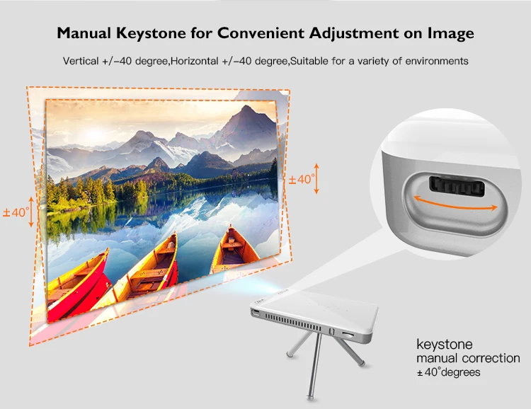 CRENOVA новейший мини DLP проектор X2 с Android 7,1 wifi Bluetooth(2G+ 16G), поддержка 4K светодиодный портативный 3D проектор Beamer