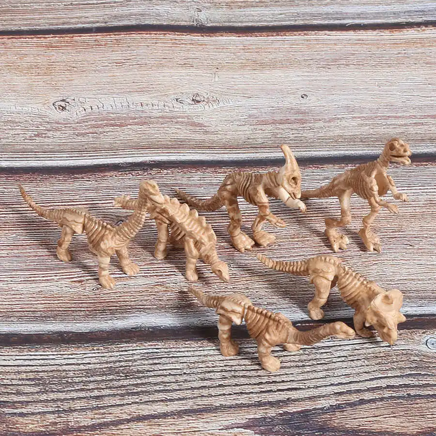 3D Динозавры юрского периода окаменелости скелет модель кирпичи Обучающие