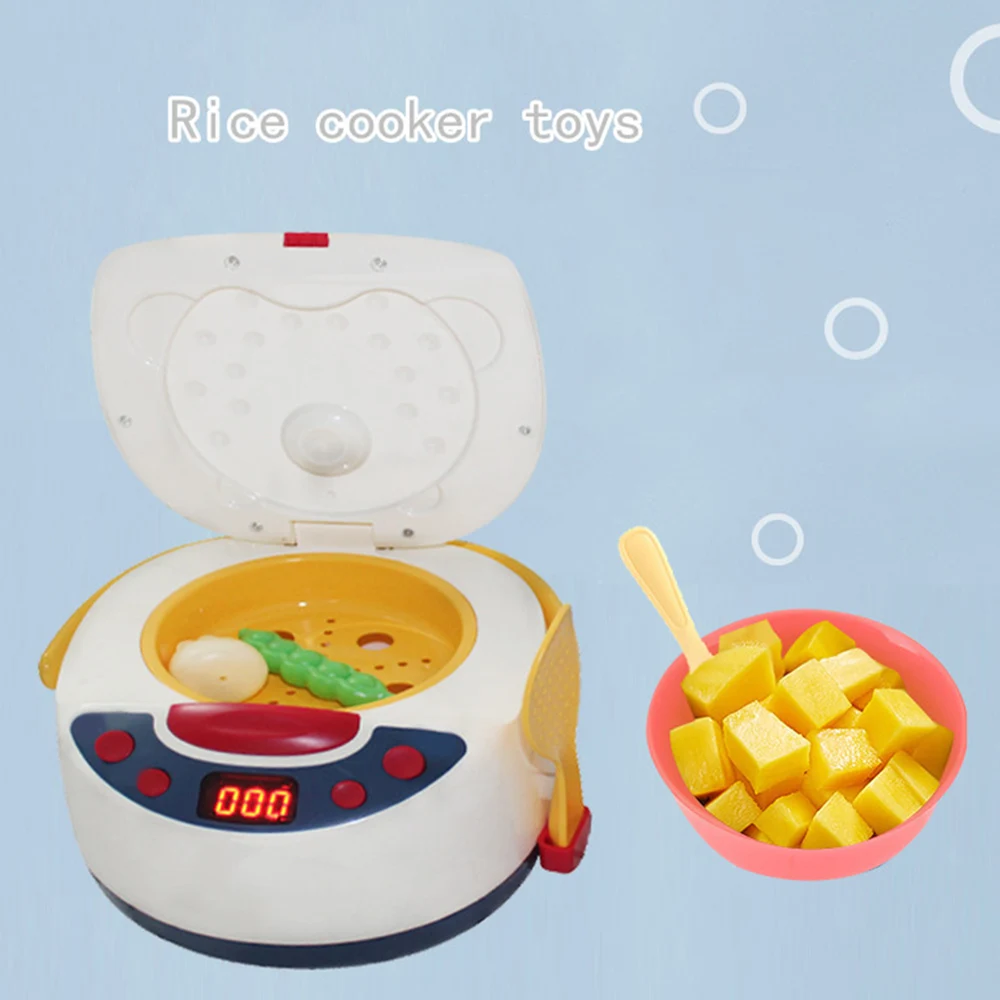 19Pcs Kitchen Pretend Play Cooking Toys Simulation Household Appliances For Children Rice Cooker Kids Educational Toy | Игрушки и хобби