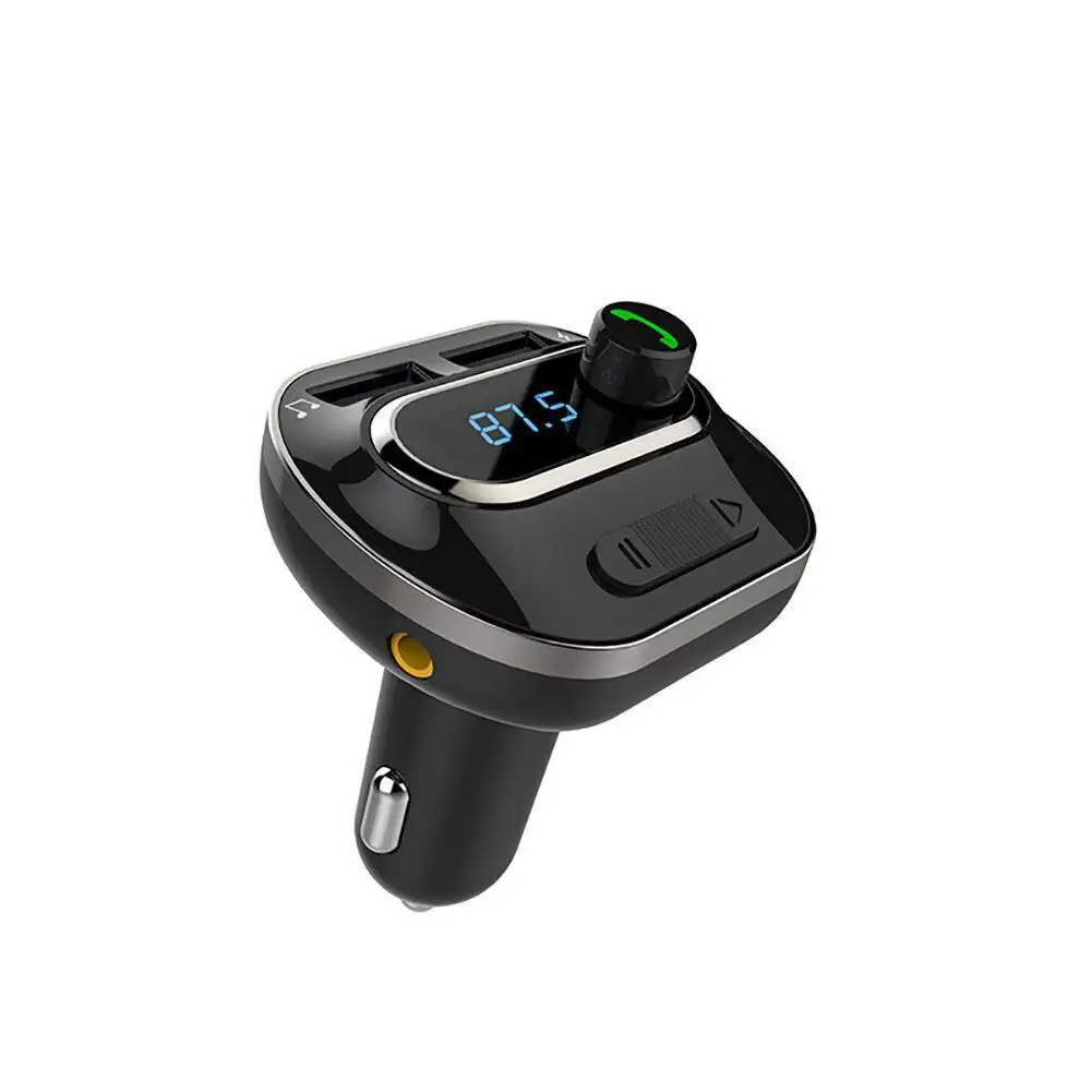 Автомобильный Мультифункциональный адаптер mp3 плеер радио Bluetooth Hands free двойное USB