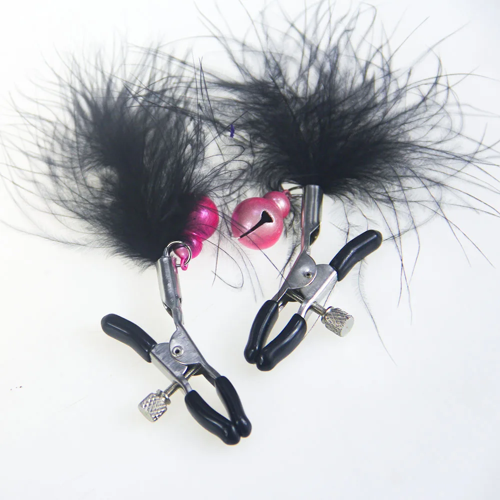 Cucurbit Feather зажимы для сосков дрожащие стимуляция молока женщин шлейф груди зажим