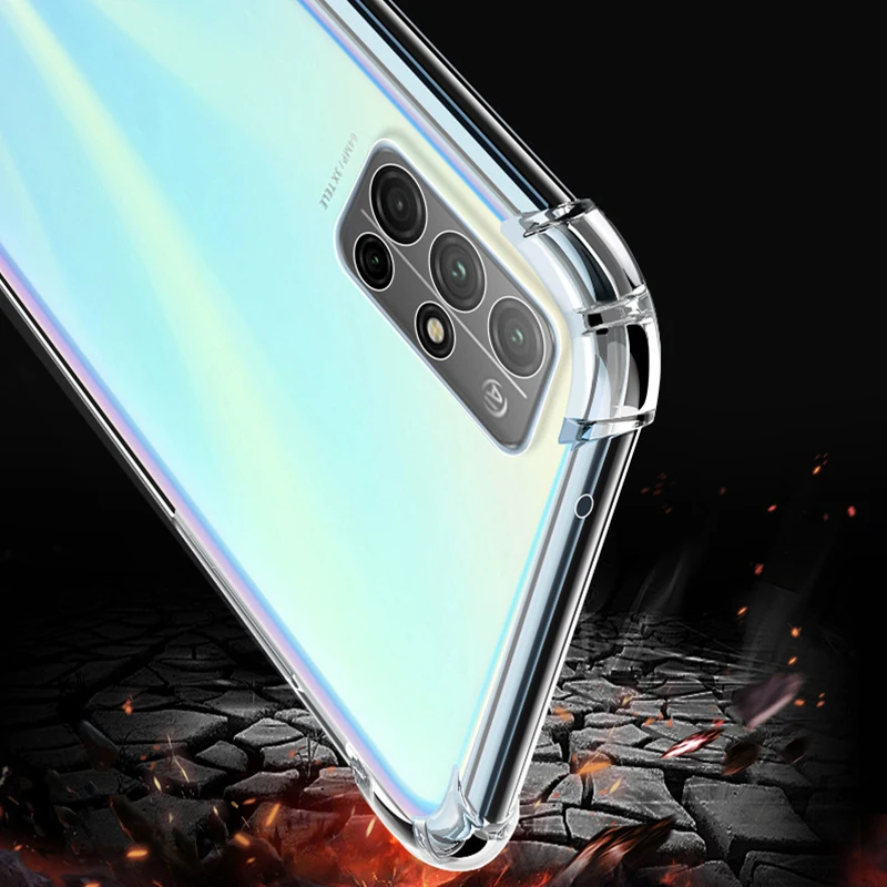 Матовый Силиконовый противоударный чехол-бампер для телефона Huawei Nova 6 7 SE Pro 7i Honor