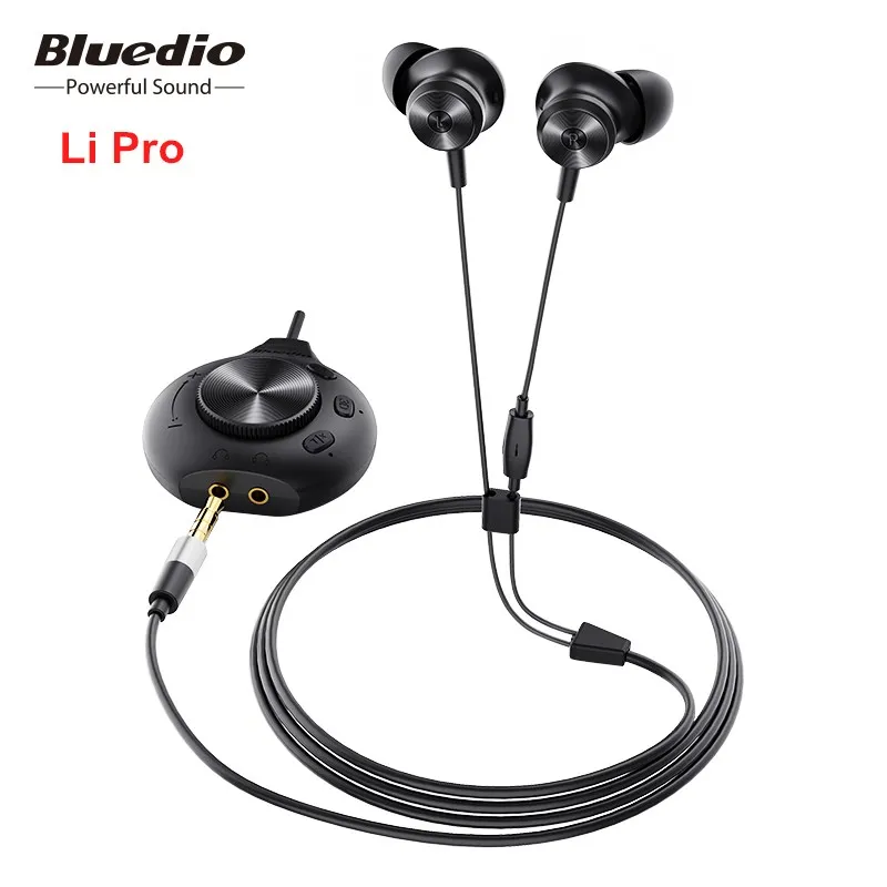 Bluedio Li Pro проводные наушники 7 1 виртуальная звуковая карта Hi Fi стерео Магнитная