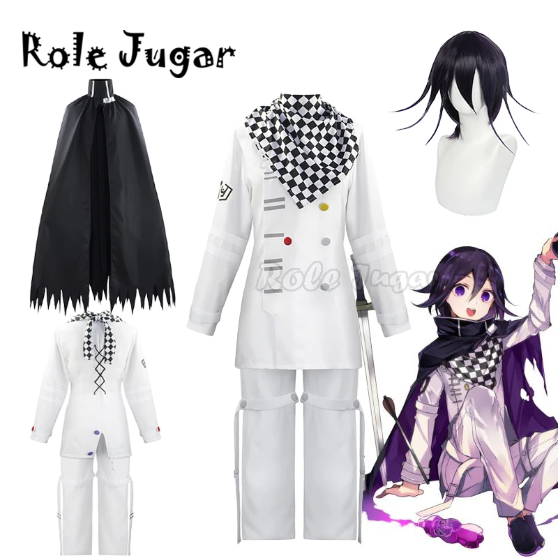 

Униформа кокичи омы из аниме «данганронпа», шарф, плащ, набор париков, костюм для косплея, мужские и женские костюмы на Хэллоуин, нарядная одежда C80C34