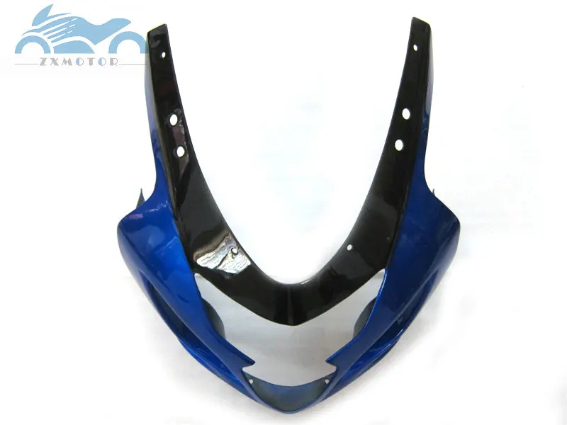 Front Fairing Бесплатные пользовательские комплект обтекателей для SUZUKI K4 GSXR600 750 Мотоцикл Спортивные Обтекатели 04 05 GSXR750 GSX R600 цвет синий, черный; Большие размеры 34–43 запасные части корпуса - Цвет: Front Fairing