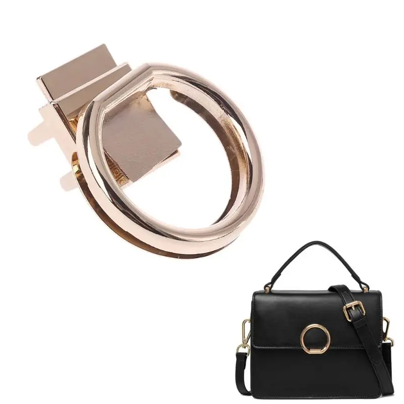 

Round Shape Metal Clasp Turn Lock Twist Lock Hardware For DIY Handbag Bag Purse