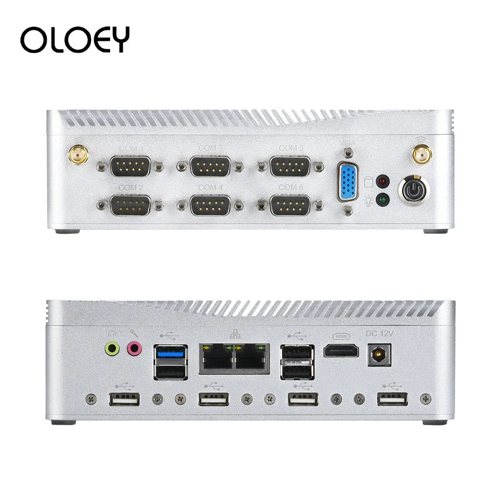 Мини ПК Intel Celeron J1900 Windows/Linux 8 * USB 6 2 LAN HDMI VGA Wi Fi 3G 4G LTE|Мини ПК| |