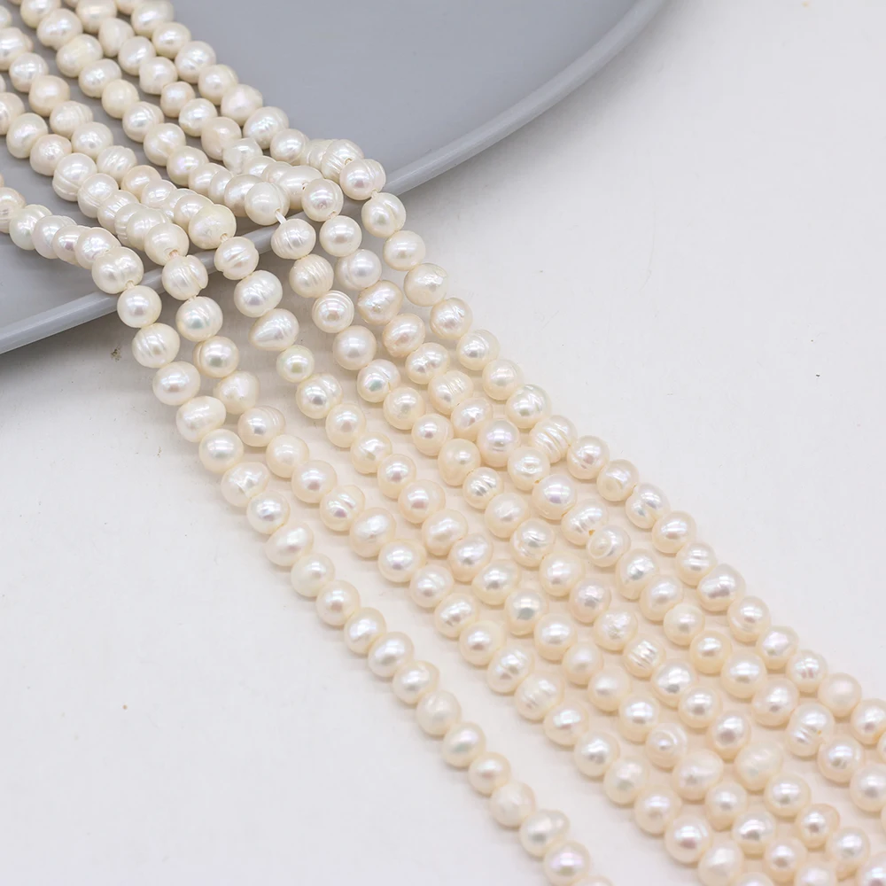 

Бусины из натурального жемчуга, 6-7 мм, 36 см