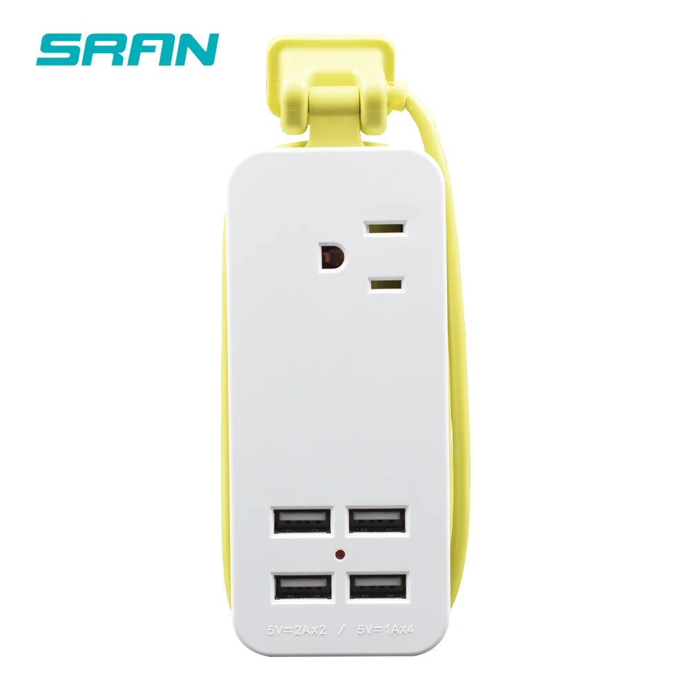 Штепсельная Вилка американского стандарта USB розетка Мощность полосы