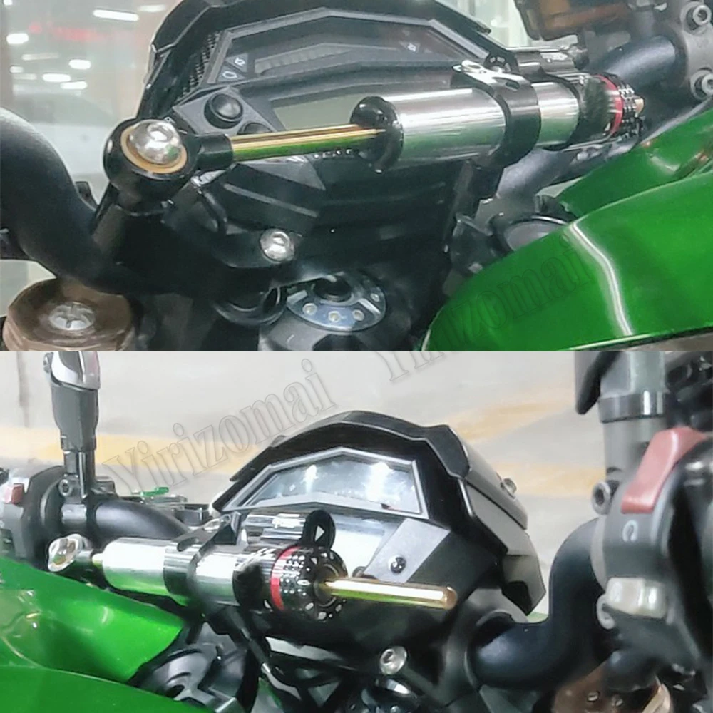 Для Kawasaki Z1000 2014 2017 CNC алюминиевый рулевой демпфер Стабилизатор Кронштейн
