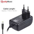 Адаптер питания для гитарных эффектов, 9 в, 2 а, преобразователь для басовых эффектов гитары, вход 100  240 в для гитарных педалей, аксессуары для гитары