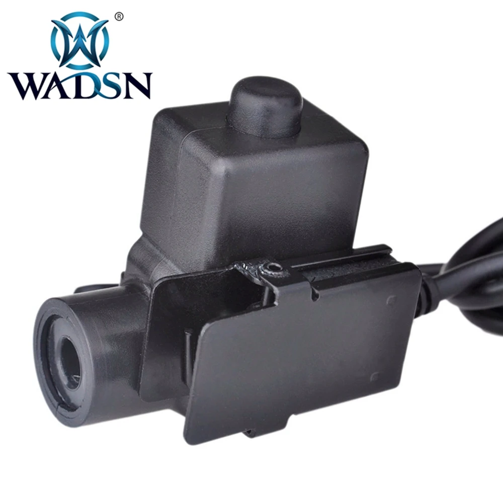 WADSN тактические наушники U94 PTT для KENWOOD Plug Walkie Talkie BaoFeng UV-82 радио гарнитура u94 ptt Softair аксессуары WZ113