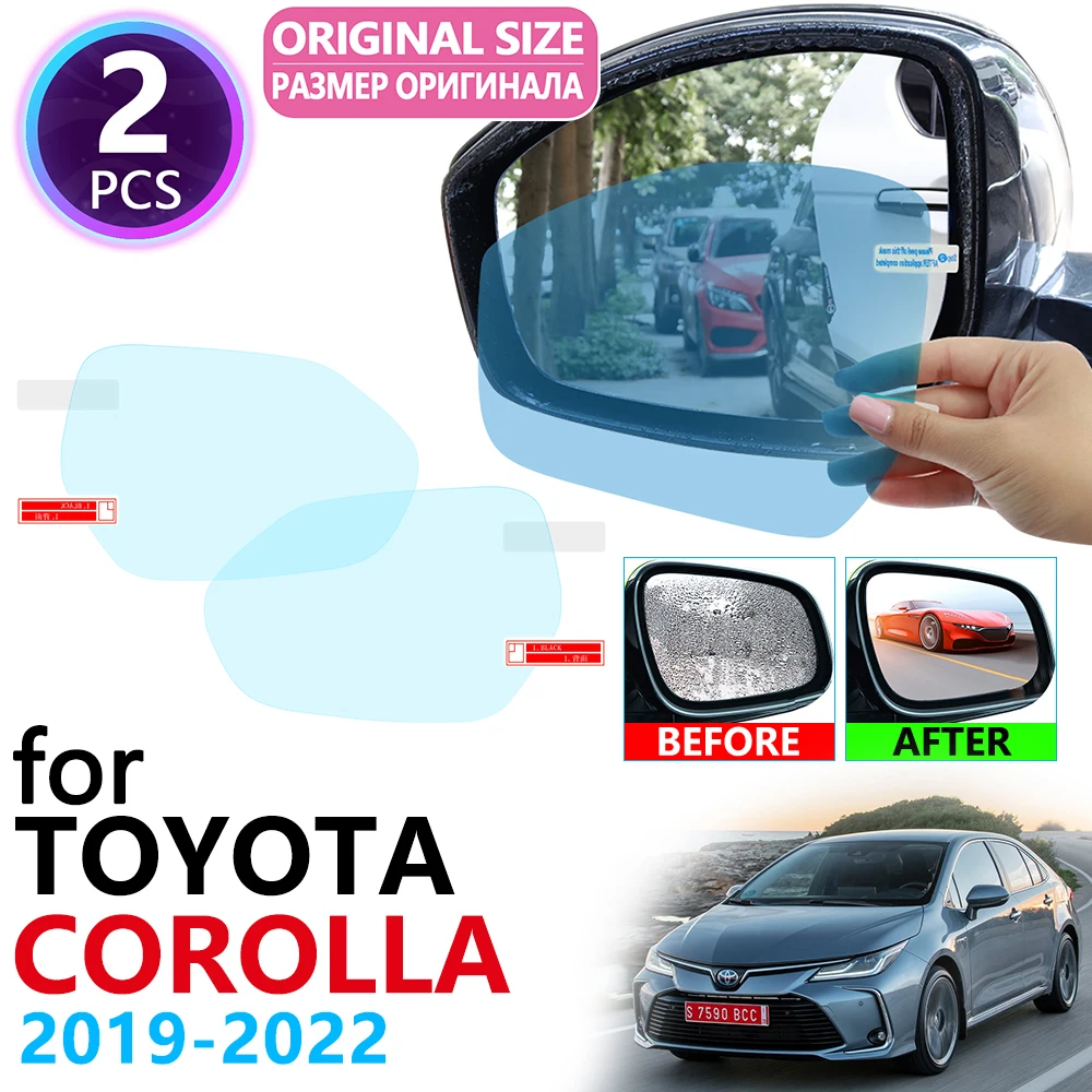 Для Toyota Corolla E210 2019 2020 полноразмерное зеркало заднего вида противотуманная пленка