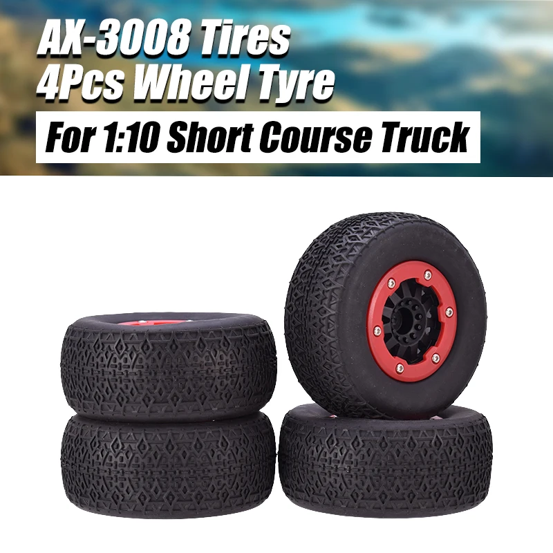 AUSTARHOBBY 4 шт. AX 3008 RC колесо 1:13 короткие грузовые шины резиновая шина для Traxxas Slash HPI