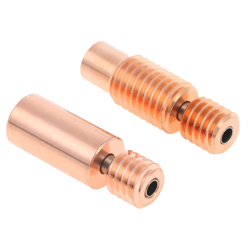 Bi Metal Heatbreak медное покрытие медный сплав горло для E3D V6 HOTEND нагреватель Блок 1 75 мм