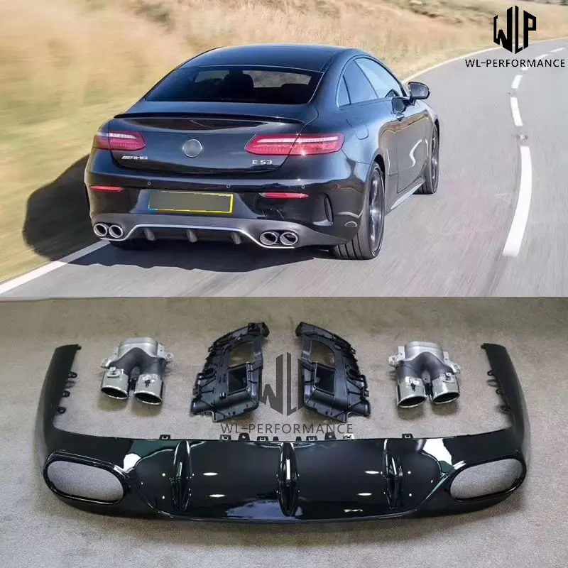 C238 E300 E Coupe E53 AMG стильная выхлопная труба из нержавеющей стали PP Диффузор заднего